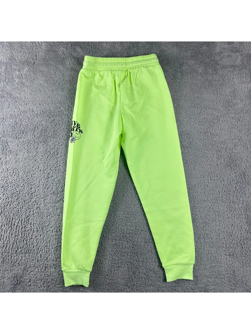 Justice Girls' Neon Green Sweatpants Size S (7/8)